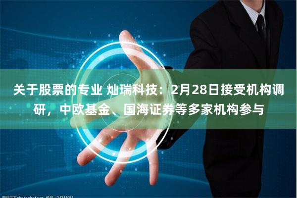 关于股票的专业 灿瑞科技：2月28日接受机构调研，中欧基金、国海证券等多家机构参与