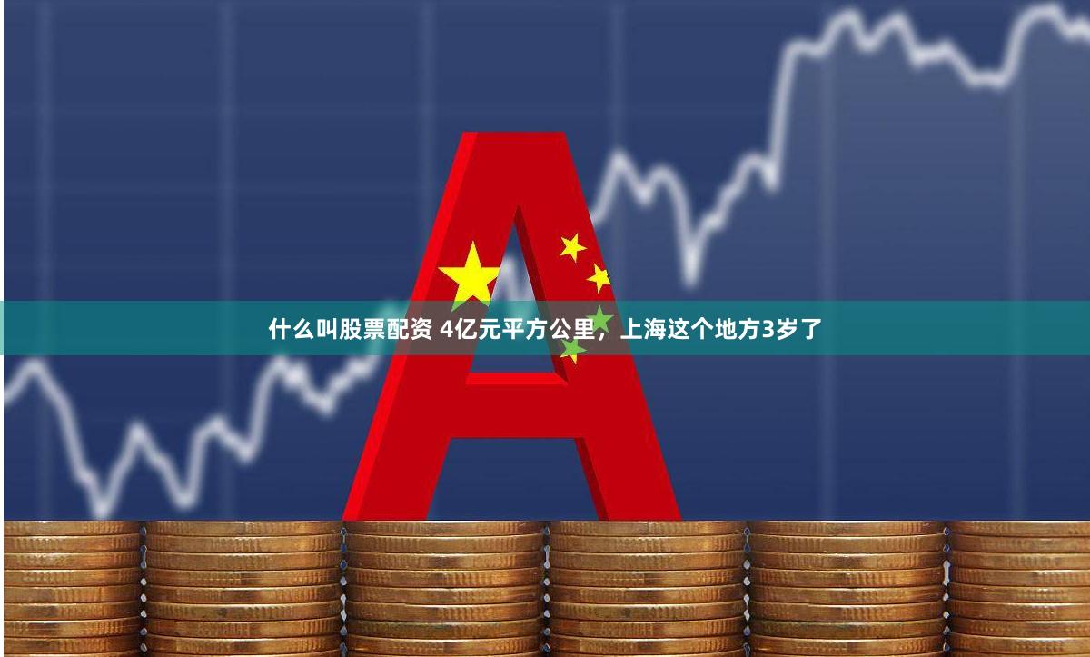 什么叫股票配资 4亿元平方公里，上海这个地方3岁了