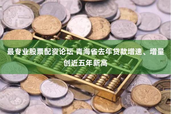 最专业股票配资论坛 青海省去年贷款增速、增量创近五年新高