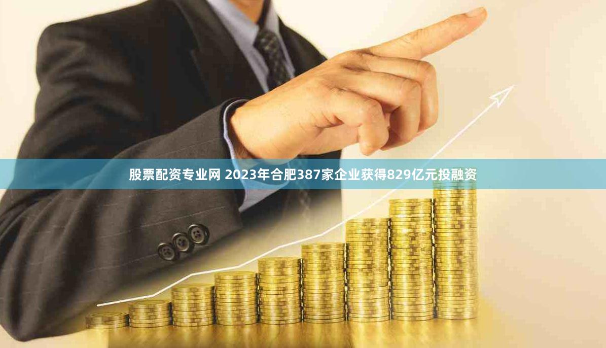 股票配资专业网 2023年合肥387家企业获得829亿元投融资